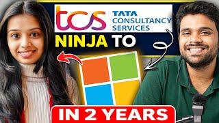 Journey from TCS Ninja  to Microsoft SDE | Preparation | Microsoft Interview Process