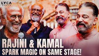 Rajini & Kamal's Epic Banter Goes ViralUnmissable Funny Speech Moments! Throwback  Lyca Music