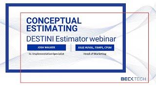 How to use the Conceptual Estimating in DESTINI Estimator