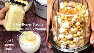 1 Spoon in Milk Daily, get rid of vitD deficiency&calcium deficiency | Strong bones, Boosts Immunity