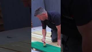 Painting Brand New Decking Planks #Shorts #Decking #DIY #Home #homedecor #diyprojects #tutorial