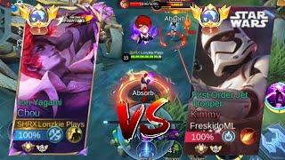 TOP 1 GLOBAL KIMMY VS TOP 1 GLOBAL CHOU | INTENSE BATTLE BETWEEN TOP GLOBAL HEROES!!!