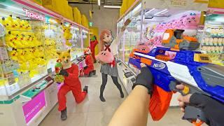 Nerf War | Amusement Park Battle 84 (Nerf First Person Shooter)