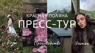 УЛИТКИ ХОДЯТ В ДЕТСКИЙ САД? VLOG: Сочи️ Лаборатория косметики! Розовые поля