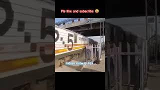 Garib Rath express vs gatiman express full speed #loco #india #railway #train #travel #shorts