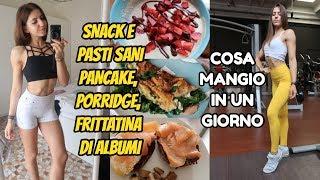 WHAT I EAT IN A DAY | Idee per spuntini salutari e fit | FDOE