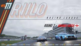 ACC: Riilo Racing League - Round 2 LIVE. 1 hour of BRANDS HATCH