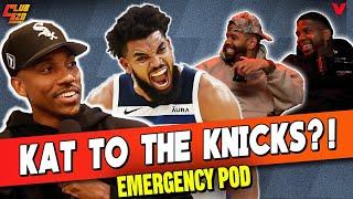 Jeff Teague REACTS to Karl-Anthony Towns trade to Knicks, Julius Randle to Timberwolves | Club 520