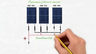 Паралельне з'єднання сонячних панелей. Як рахувати струм та напругу?