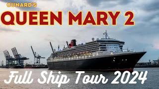 CUNARD Queen Mary 2 Ship Tour 2024 - Is it Fabulous??