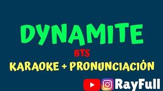 BTS (방탄소년단) 'Dynamite' (Karaoke + Pronunciación)