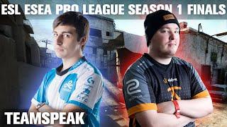 CS:GO - Cloud9 [teamspeak] vs Fnatic (dust2) @ ESL ESEA Pro League Finals