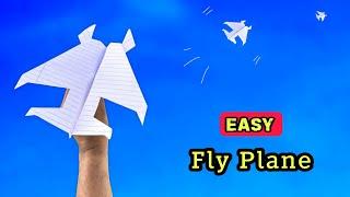 make flying super jet plane, new paper flying air plane, 200 feet flying jet, how to make easy plane