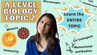 ENTIRE Topic 2 - A level Biology for AQA.  Learn the whole topic in an hour!