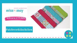 Nähanleitung Patchworktäschchen * mit kostenlosem Schnittplan *