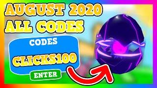 ALL ROBLOX CLICKING CHAMPIONS CODES AUGUST 2020! | ROBLOX CLICKING CHAMPIONS