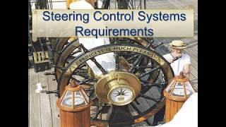 Testing procedures of the steering gear control systems on ships