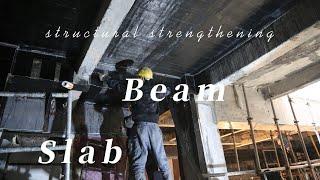 Beam Retrofitting with Carbon Fiber CFRP Sheet