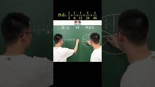 分数求和：“连锁反应” vs 数形结合#内容启发搜索  #青少年课外知识讲堂  #暑假研学看世界  #数学思维  #看懂的都是高手