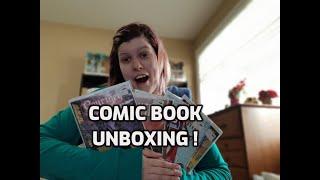 Unboxing comic books from Shawna aka Nanalew