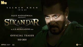 Sikandar -Teaser | Salman Khan | Rashmika Mandanna | Sathyaraj | Sikandar  2025 update