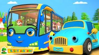 Learn Street Vehicles with Wheels on the Cartoon Song for Kids