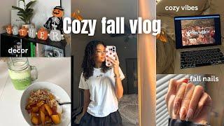 FALL VLOG: football game, fall decor, fall wishlist, fall nails