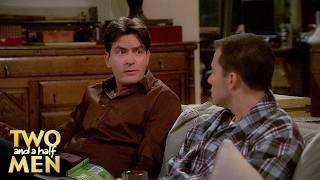 Alan Calls His High School Sweetheart | Two and a Half Men