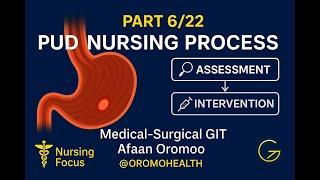 Peptic Ulcer Disease (PUD) Nursing Process|Medical-Surgical GIT Part 6/22[Afaan Oromo]@OROMOHEALTH