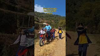 Ramailo vayo mo lai pani #bikers #helambu #sindhupalchok #schoollife