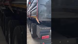 ZW Group Cargo 45CBM Transport Bulk High #fencesemitrailer for sale