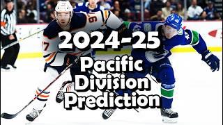 Pacific Division Prediction for the 2024-25 NHL Season