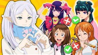 Smash or Pass 50 Anime Girls Challenge!  Anime Quiz