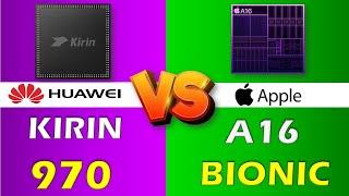 HUAWEI KIRIN 970 VS APPLE A16 BIONIC