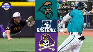 Coastal Carolina vs #8 East Carolina | Winner To Super Regionals | 2022 College Baseball Highlights