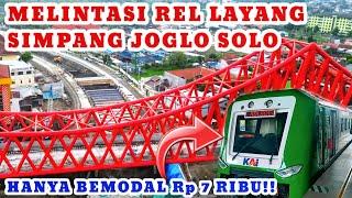 CARA NAIK KERETA BANDARA KE SOLO BALAPAN‼️Bonus Lewat Jembatan Layang Joglo Solo