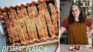 The Most Delicious Blueberry Pie With Claire Saffitz | Dessert Person