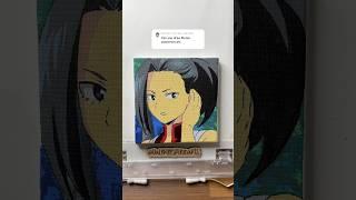 ASMR Painting Momo Yaoyorozu #markerpainting #animeart