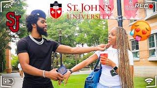RIZZING PRETTY GIRLS AT ST. JOHN’S UNIVERSITY !