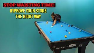 How to Improve Your Pool Stroke - No Gimmicks - (Free Pool Lessons)