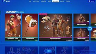 FORTNITE GINGERBREAD SKINS ARE BACK! | December 11th Item Shop Review