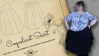 I Tried to Sew A Capsule Wardrobe in 10 Days | Coquelicot Skirt