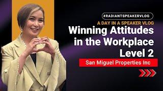 Winning Attitudes in the Workplace | Best Motivational Speaker Toni Miranda | Leadership Speaker PH