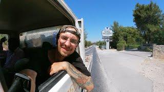 Savage in Cyprus! Ferry from Turkey. Hitchhiking around the island