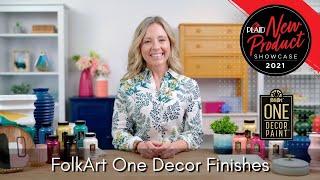 FolkArt One Decor Formulas - Plaid's 2021 New Product Showcase - Session 7