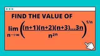 A brilliant limit problem!!! IIT JEE PROBLEM SOLVED! MUST WATCH....