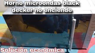 horno de microondas no enciende black decker no prende