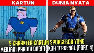 5 Karakter kartun SpongeBob yang menjadi Parodi dari Tokoh terkenal (Part. 4)