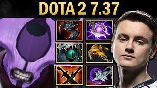 Faceless Void Gameplay Miracle with Mjolnir and Skadi - Dota 7.37