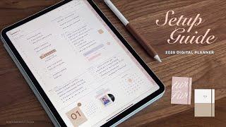 2025 Digital Planner Setup Guide  | iPad & Goodnotes 6